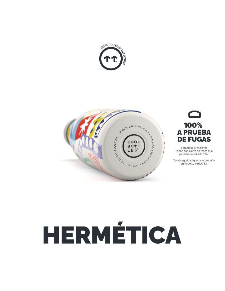Set termo de acero inoxidable Eddie Baehr - Electric Garden con tapa rosca 4