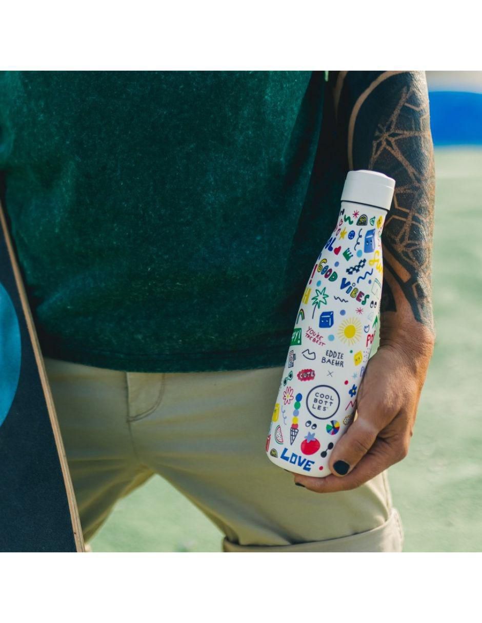 Termo de acero inoxidable Good Vibes con tapa rosca 500 ml 6