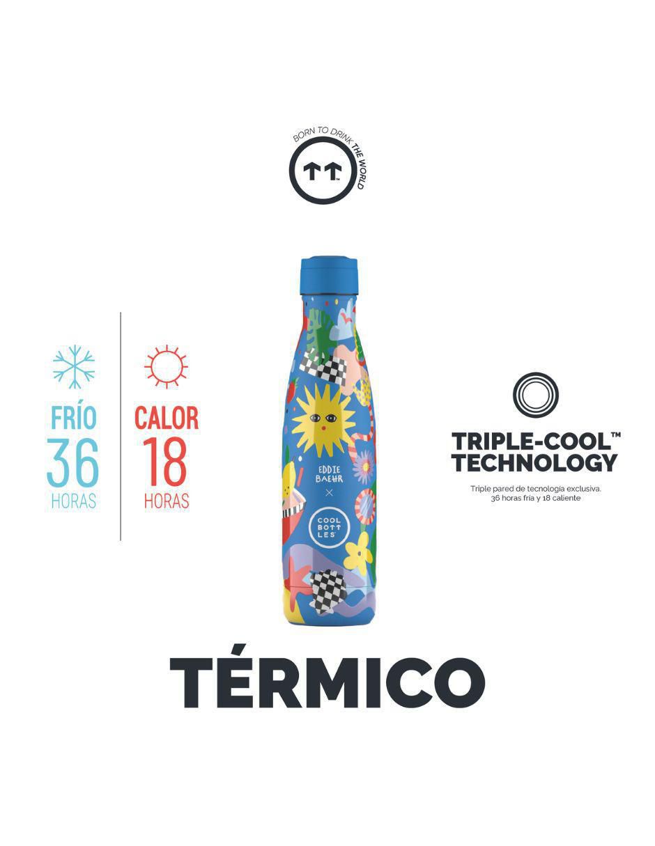 Termo de acero inoxidable Sunshine Fiesta con tapa rosca 500 ml 2