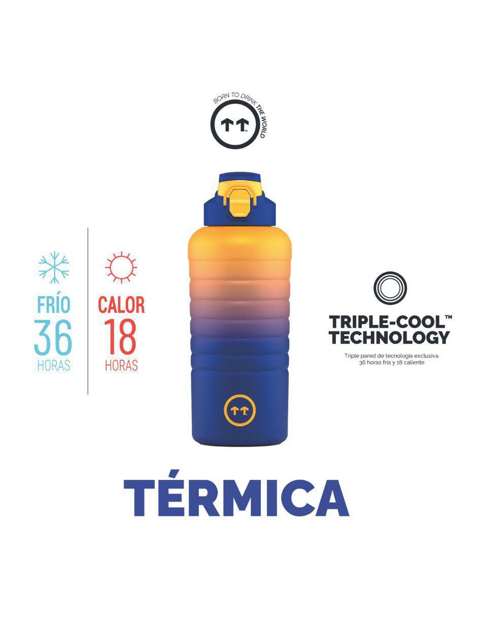Termo de acero inoxidable Sport Paris con tapa rosca 2
