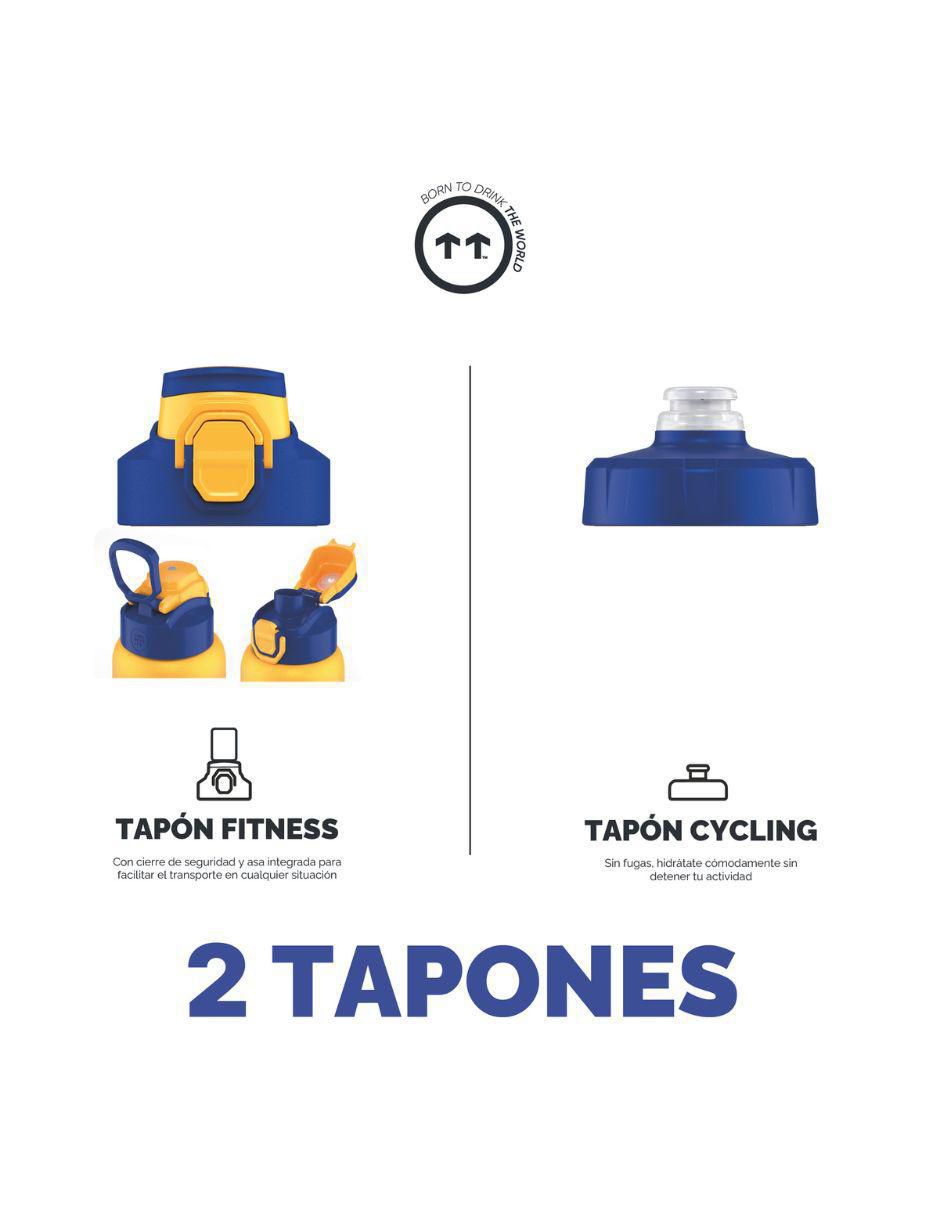 Termo de acero inoxidable Sport Paris con tapa rosca 3