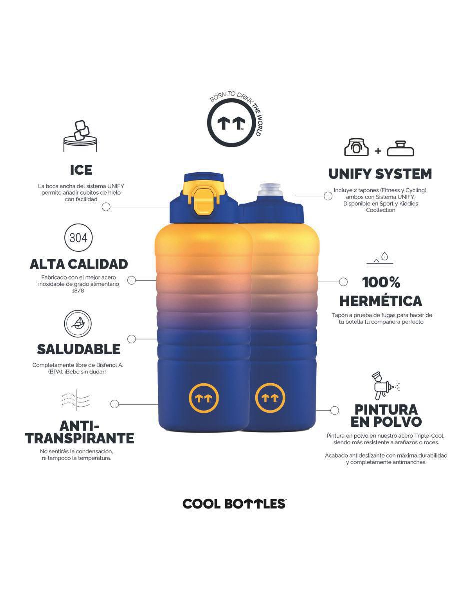 Termo de acero inoxidable Sport Paris con tapa rosca 4