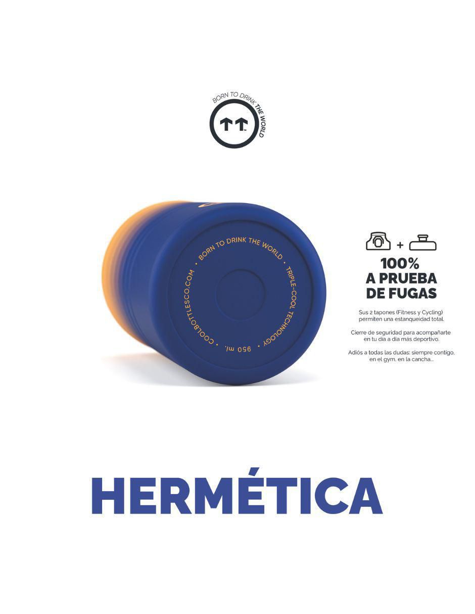 Termo de acero inoxidable Sport Paris con tapa rosca 6