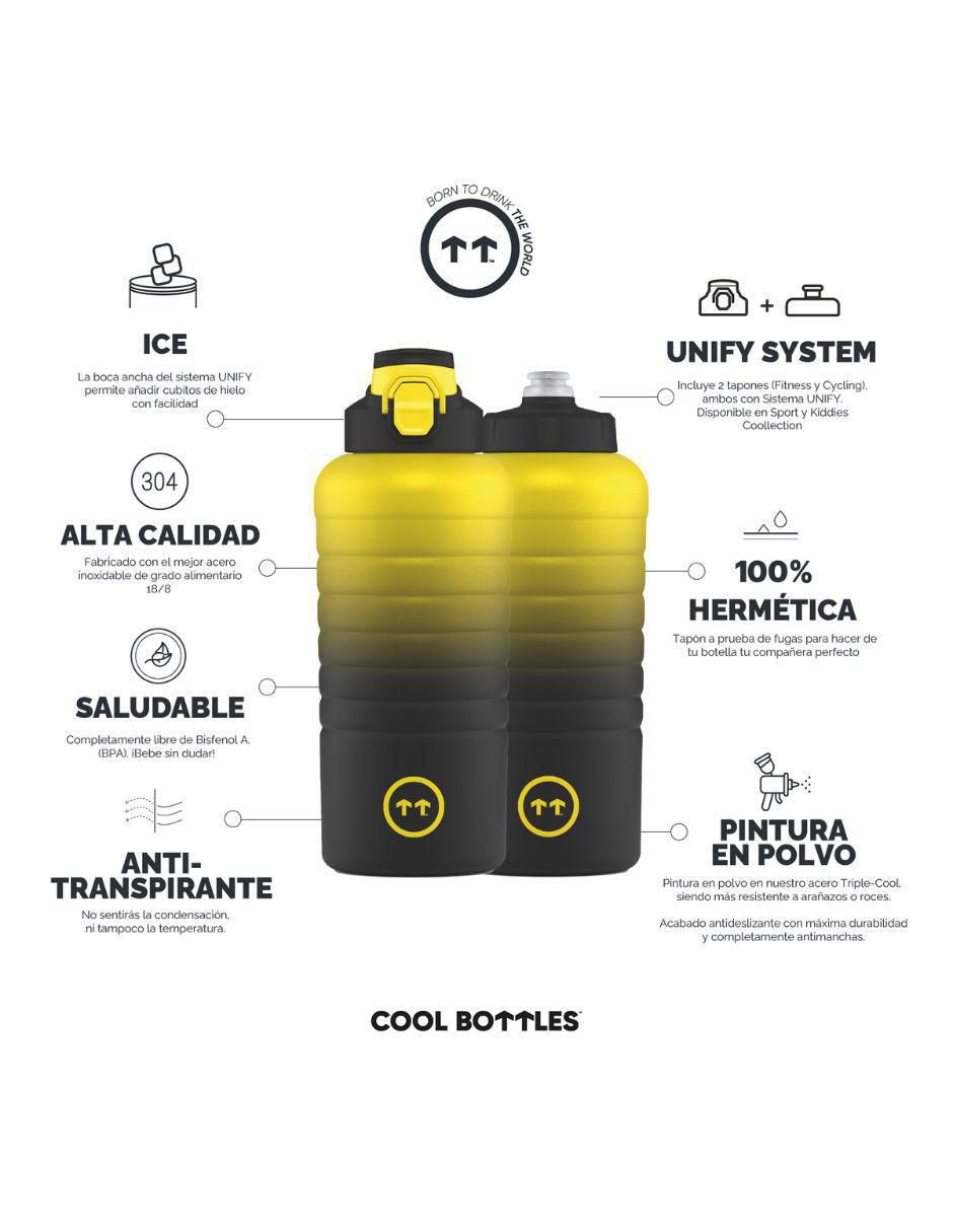 Termo de acero inoxidable Sport Tokyo con tapa rosca 950 ml