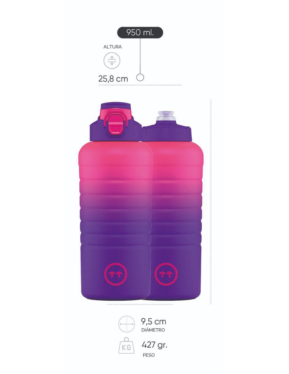 Termo de acero inoxidable Sport Los Angeles con tapa rosca 950 ml 8