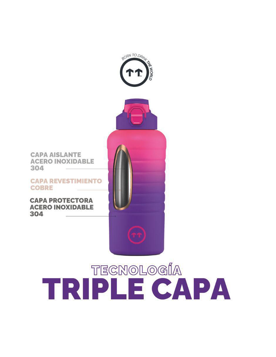 Termo de acero inoxidable Sport Los Angeles con tapa rosca 950 ml