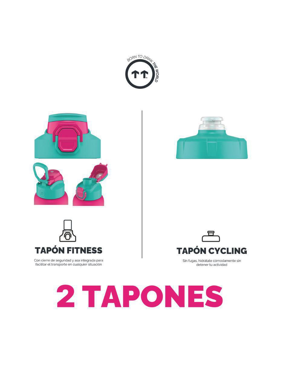 Termo de acero inoxidable Sport Brisbane con tapa rosca 950 ml 3