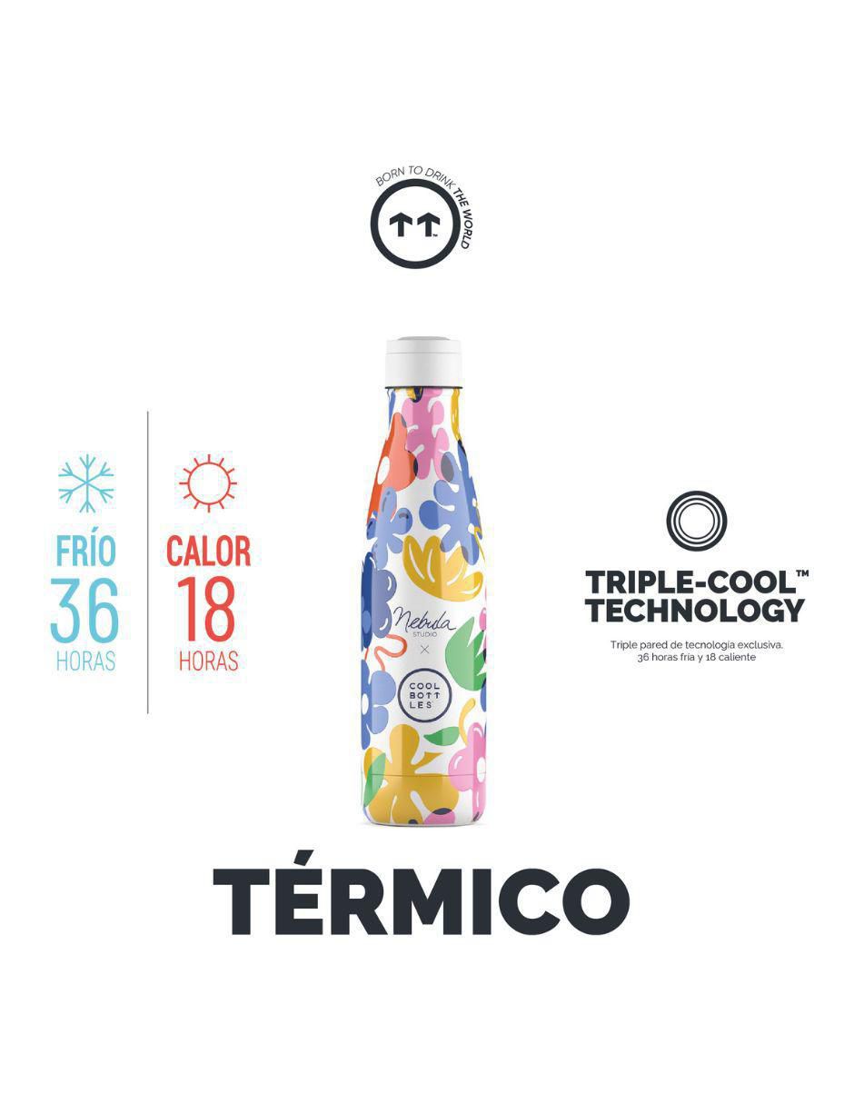Termo de acero inoxidable Nébula Floral Madness con tapa rosca 500 ml 5