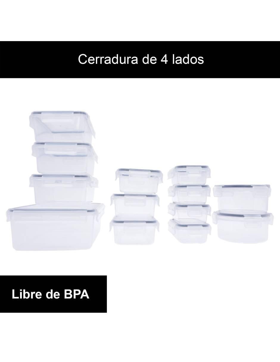 Set contenedores de plástico 13 piezas piezas Set contenedores de plástico 13 piezas piezas