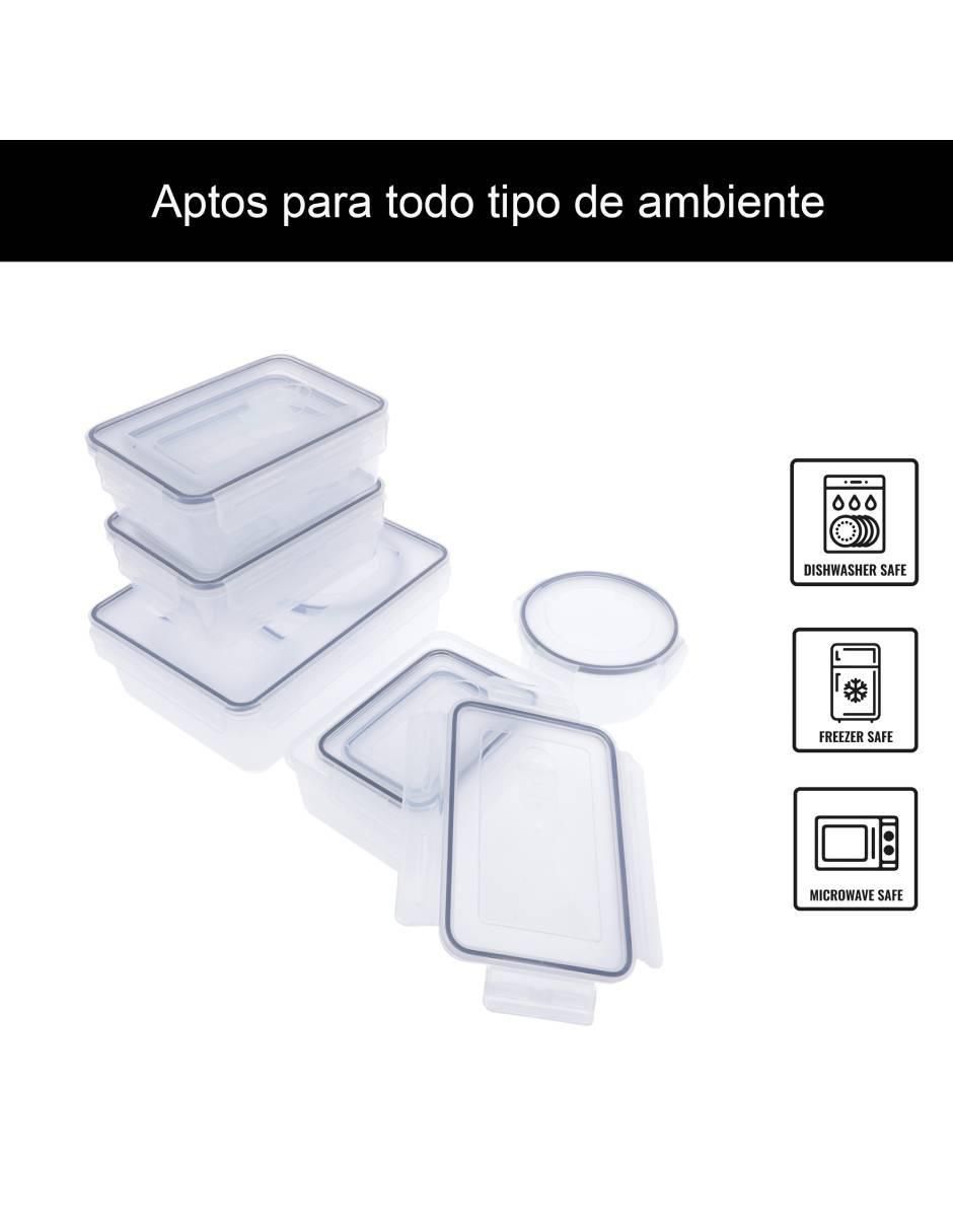 Set contenedores de plástico 13 piezas piezas 6