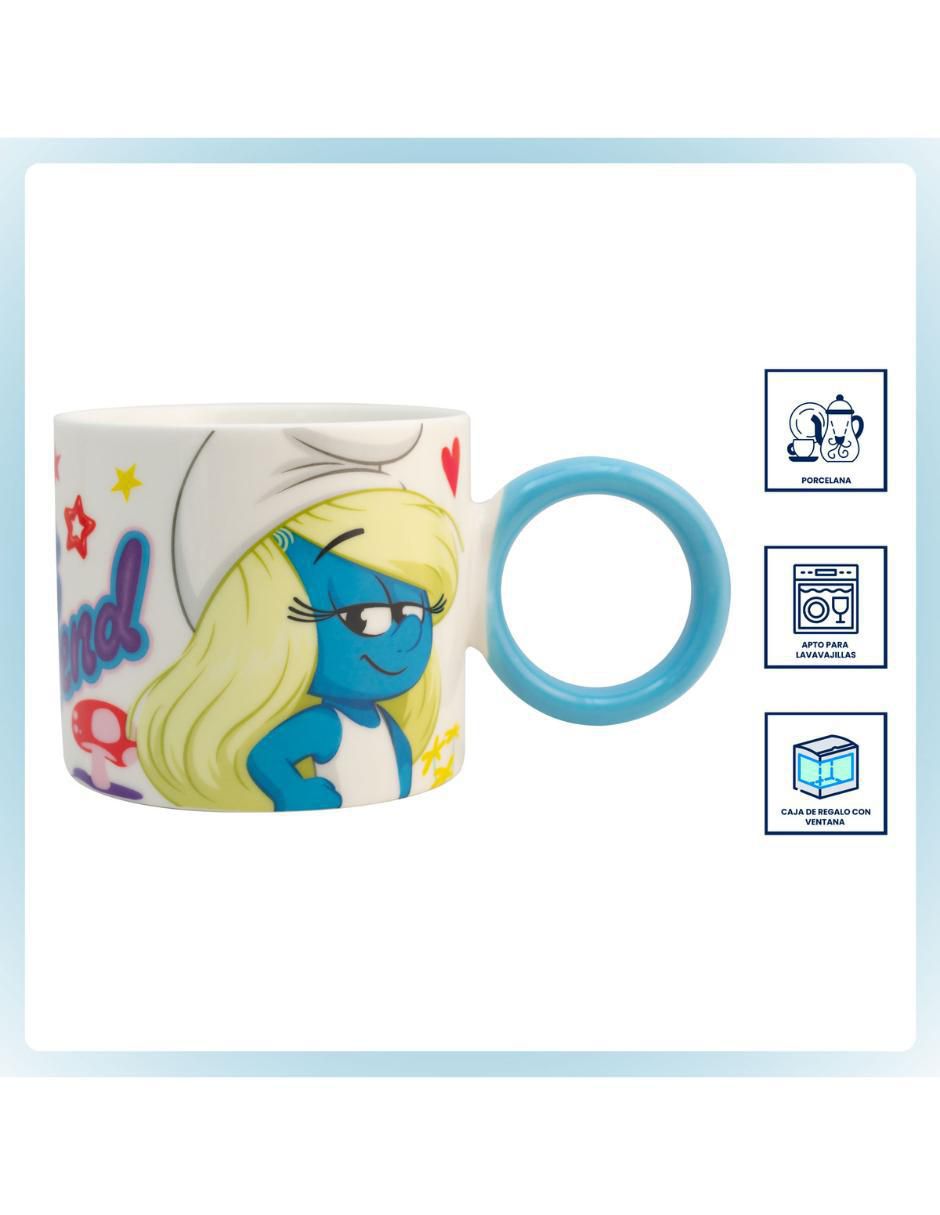 Set de tazas de colección Pitufos 2 piezas 8