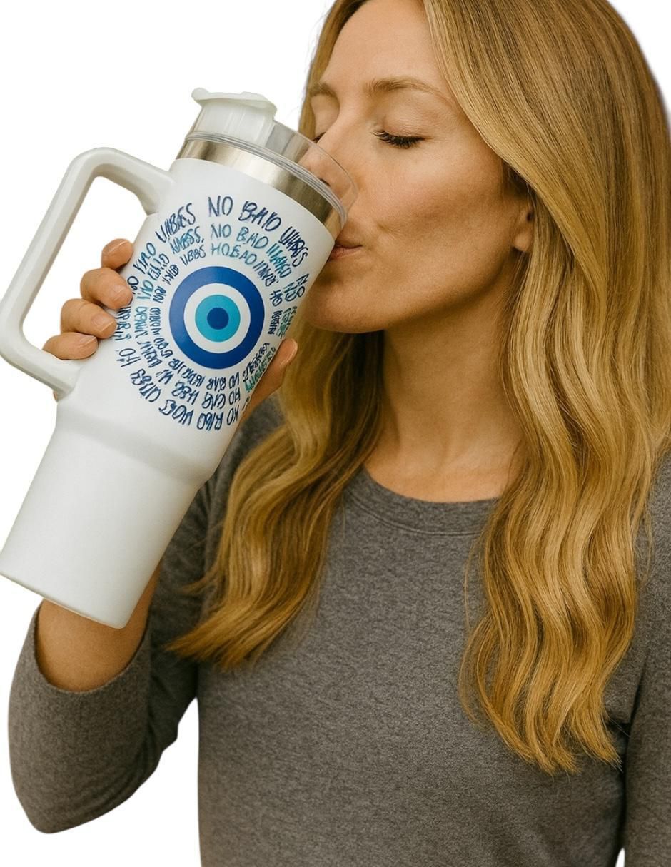 Termo de acero inoxidable Ojo Turco con tapa rosca 887 ml