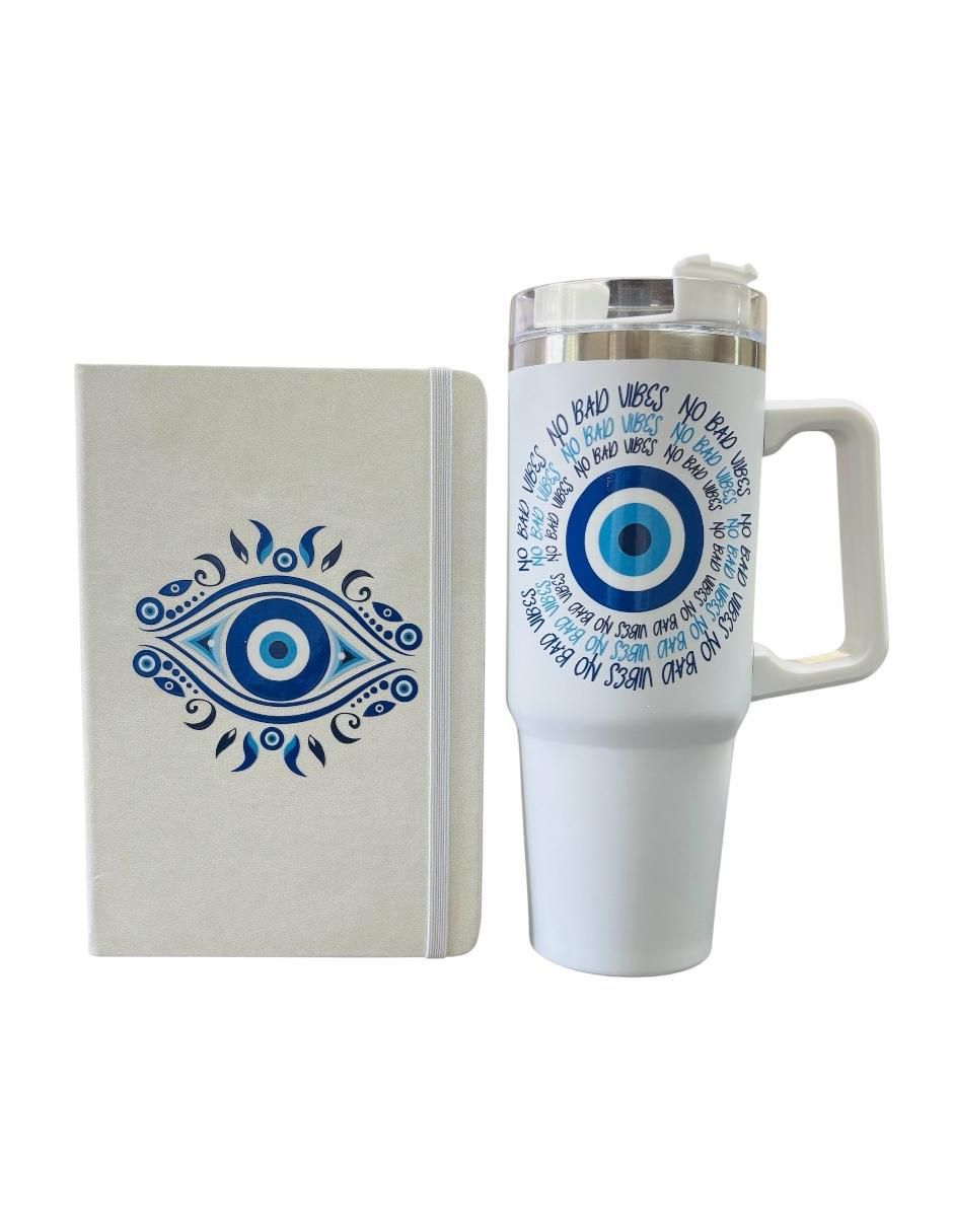 Set termo de acero inoxidable con tapa rosca 887 ml Set termo de acero inoxidable con tapa rosca 887 ml