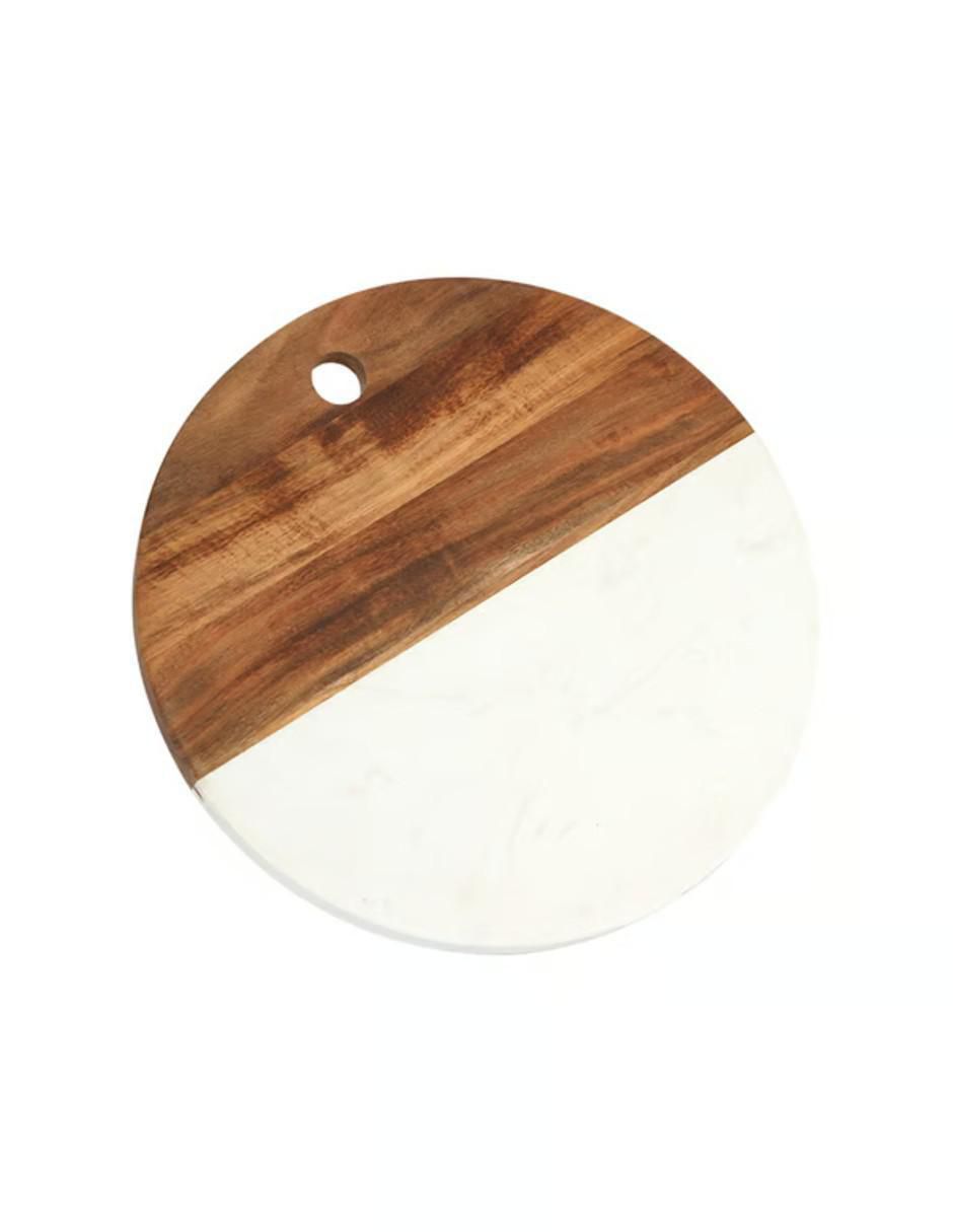 Tabla para queso de madera y mármol 1