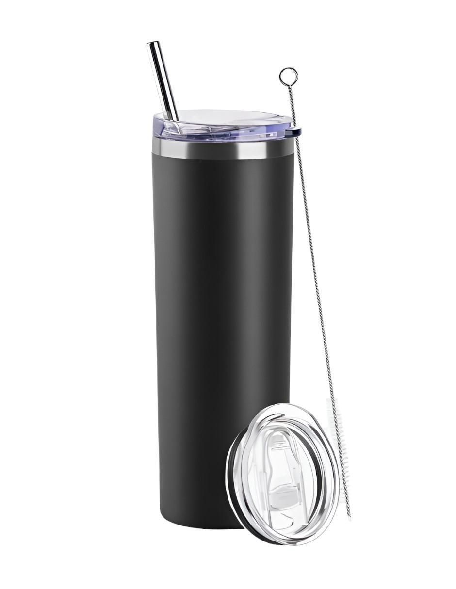 Termo de acero inoxidable con tapa flip top 600 ml