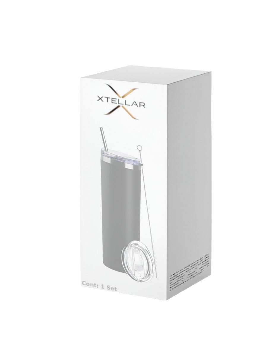 Termo de acero inoxidable con tapa flip top 600 ml