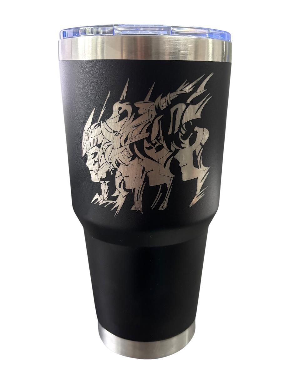 Termo de acero inoxidable con tapa push pull 887 ml