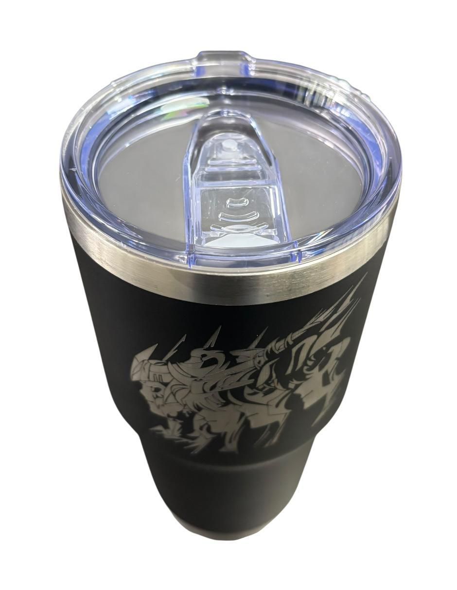 Termo de acero inoxidable con tapa push pull 887 ml