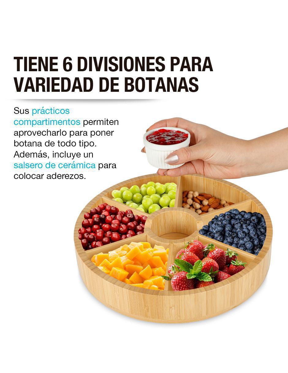 Botanero de bambú 5
