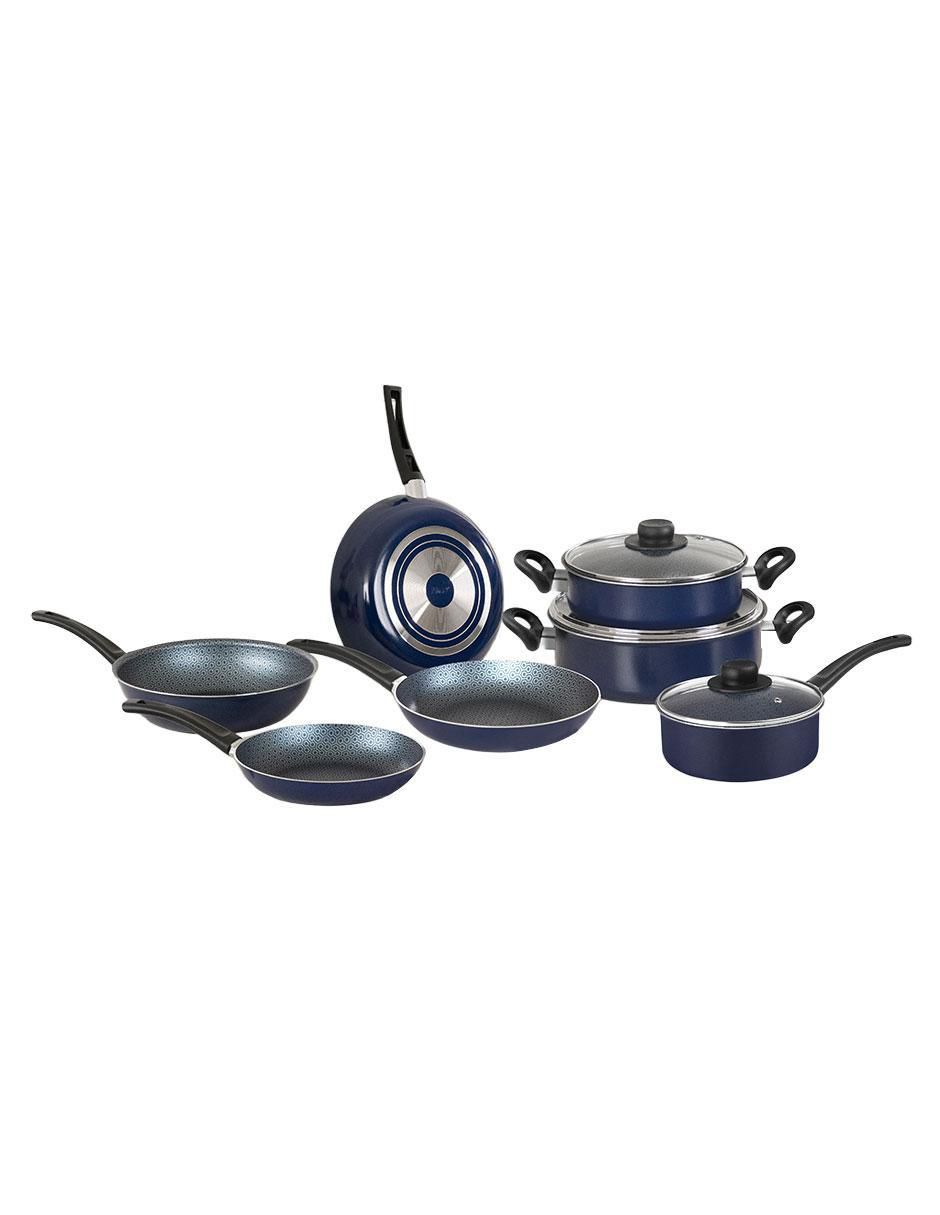 Batería de cocina Classic de aluminio antiadherente convencional 10 piezas Batería de cocina Classic de aluminio antiadherente convencional 10 piezas