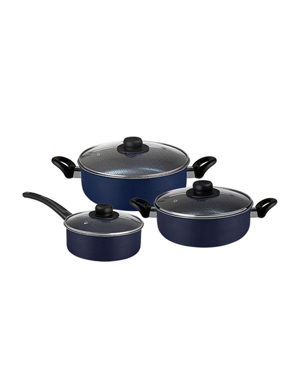 Batería de cocina Classic de aluminio antiadherente convencional 10 piezas