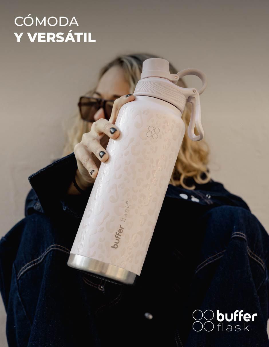 Termo de acero inoxidable Flask con tapa rosca 2