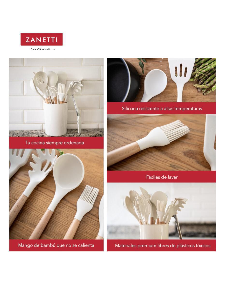 Set de sartenes Zanetti de aluminio fundido 14 piezas