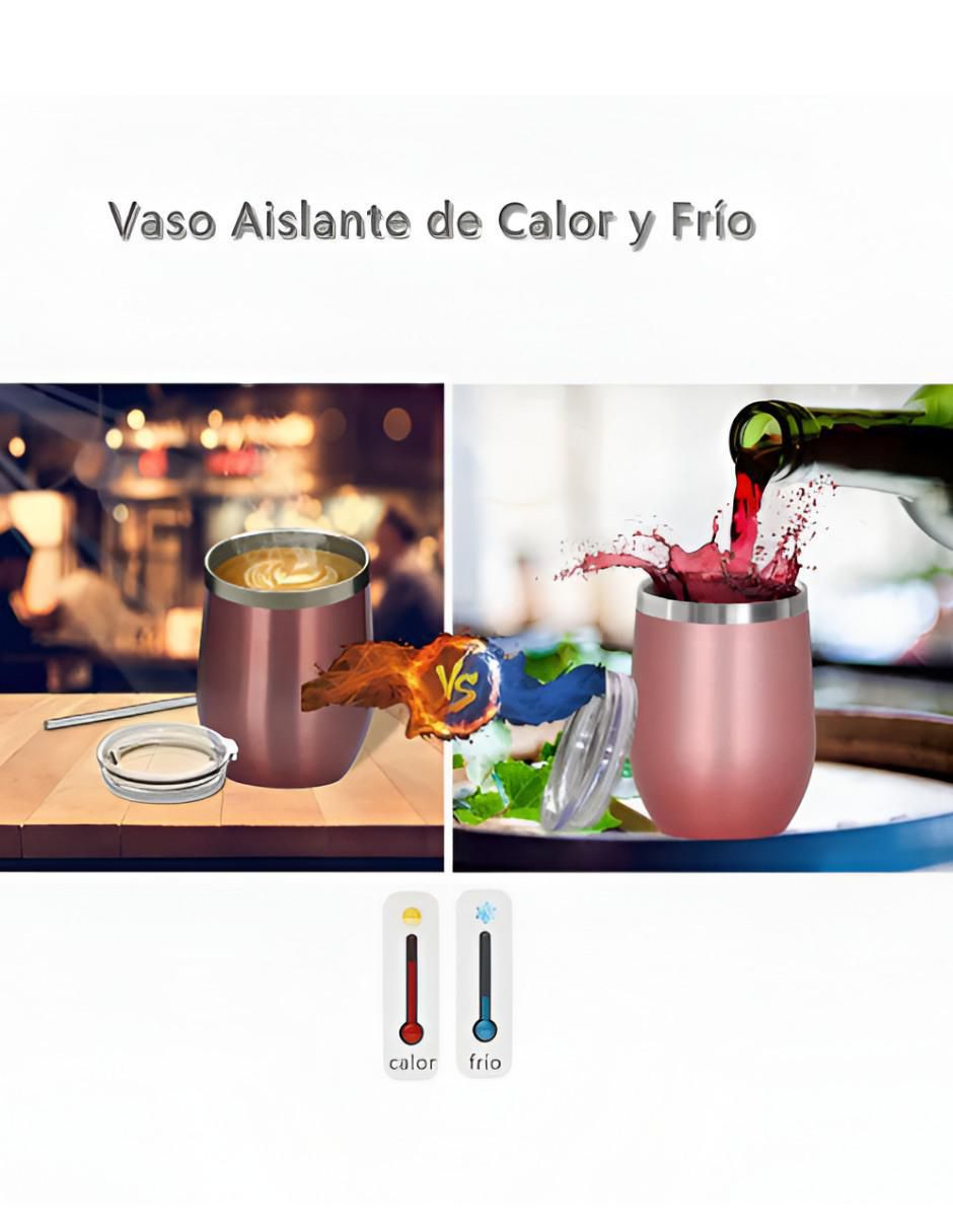 Set de vasos con tapa y popote con 2 piezas 3