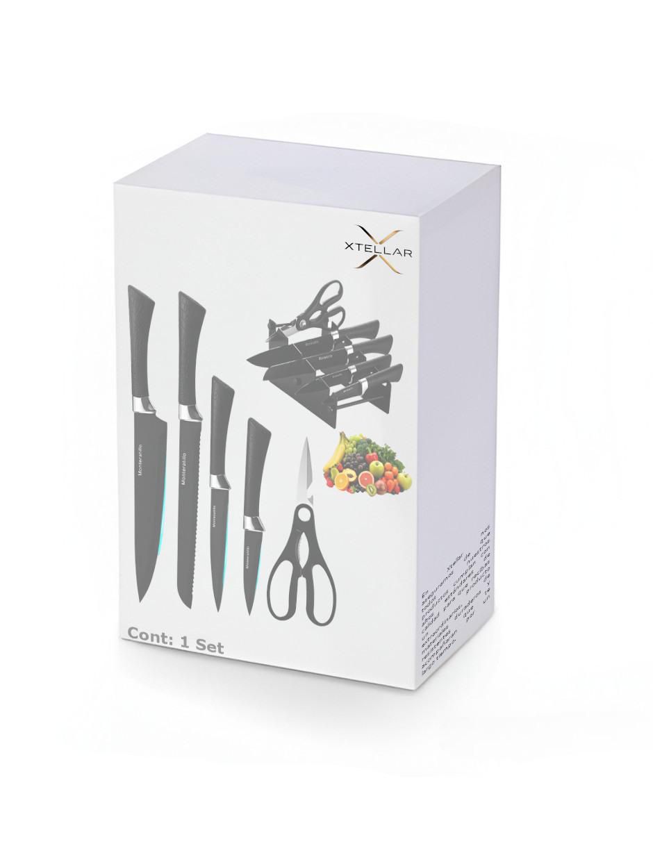 Set de cuchillos Multiusos XTLLAR6665 6 piezas