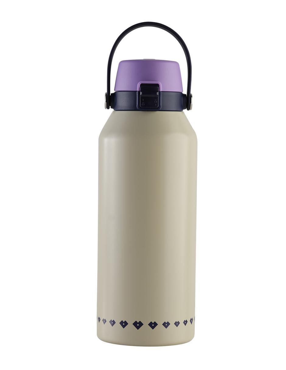 Termo de acero inoxidable liza con tapa flip top Termo de acero inoxidable liza con tapa flip top