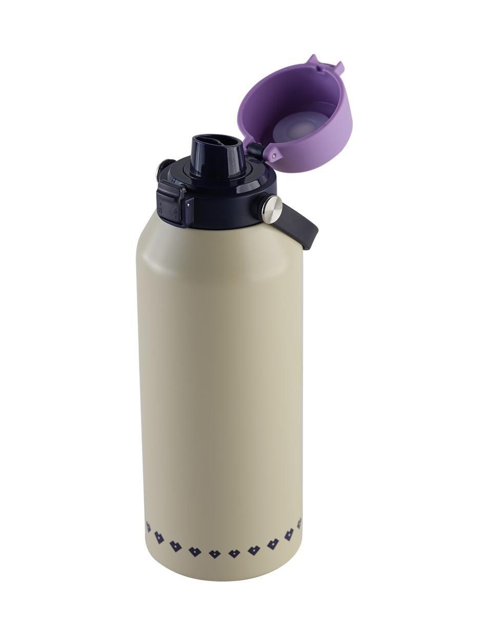 Termo de acero inoxidable liza con tapa flip top 9