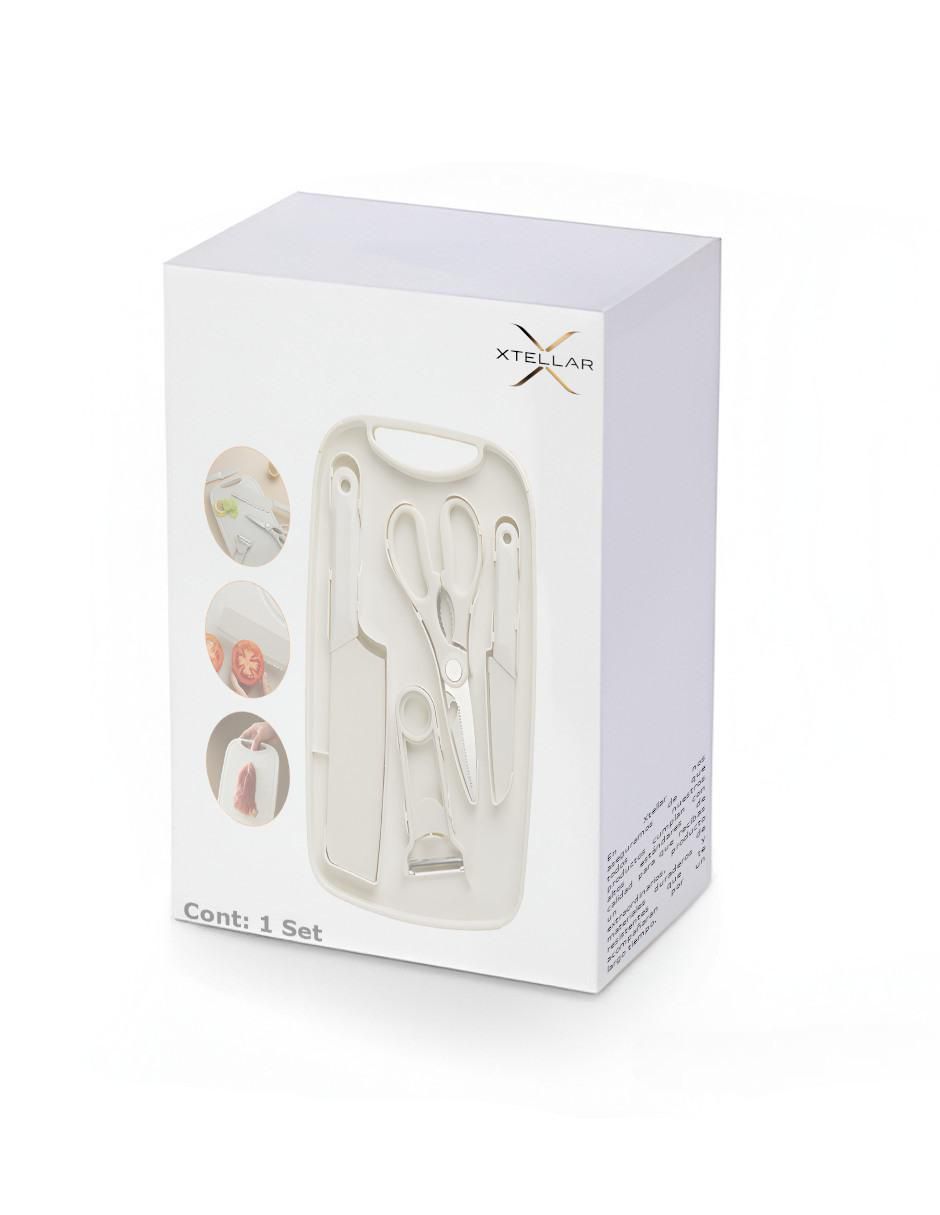 Set de cuchillos multiusos 5 piezas