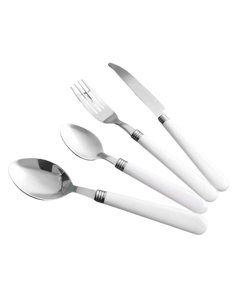 Set cubiertos de acero inoxidable 25 piezas Set cubiertos de acero inoxidable 25 piezas