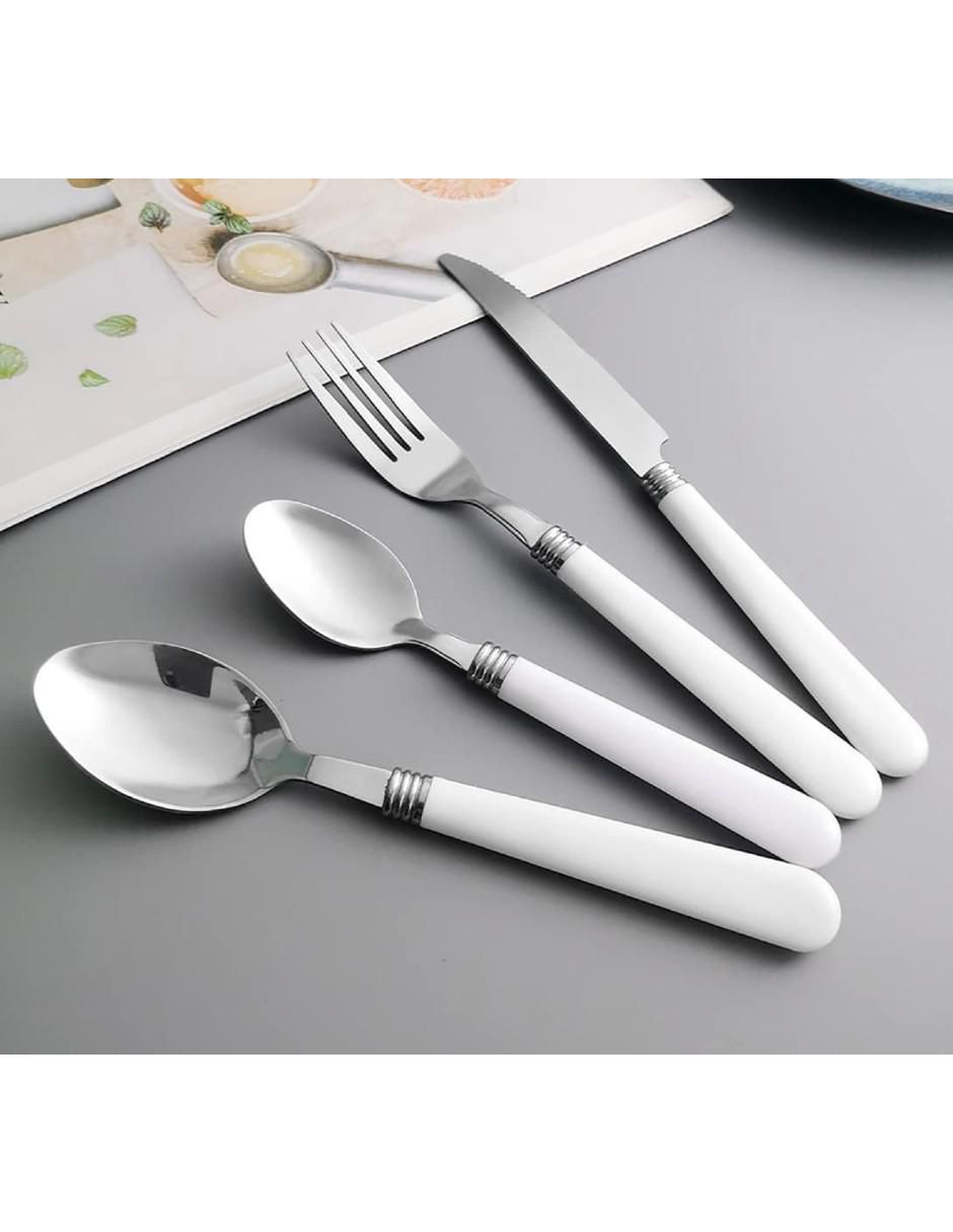 Set cubiertos de acero inoxidable 25 piezas 3