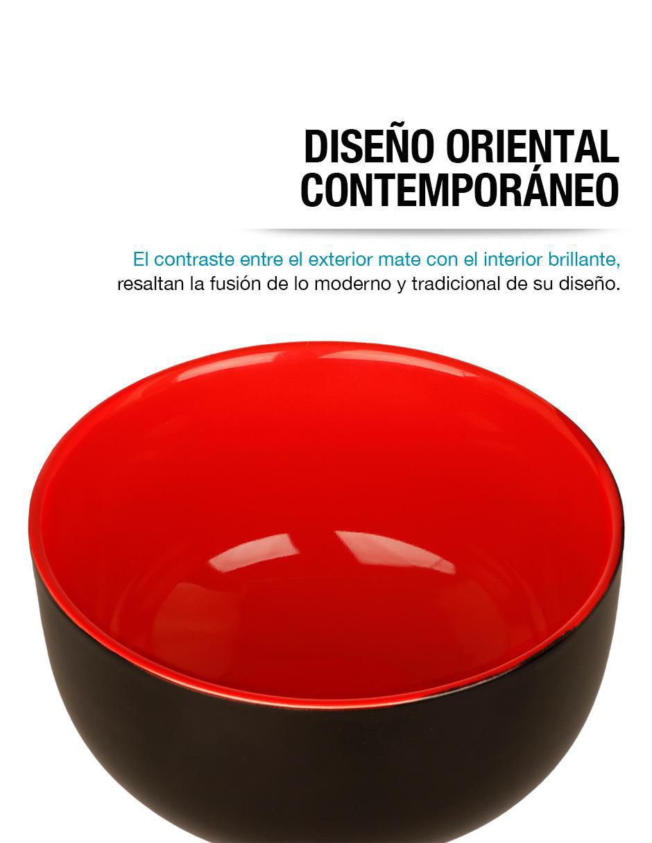 Set bowl 4 piezas de cerámica 5