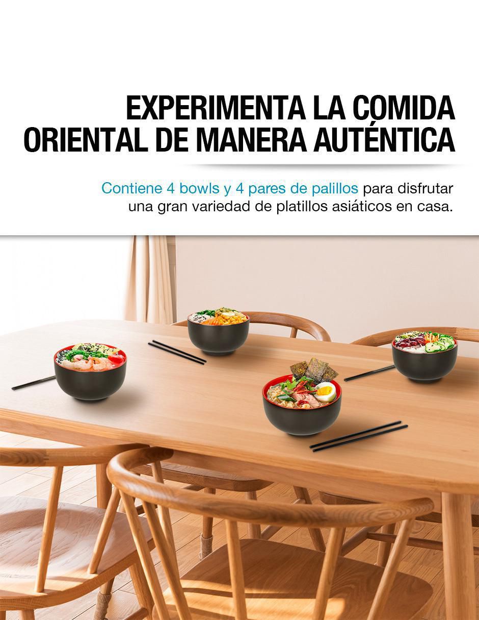 Set bowl 4 piezas de cerámica 8