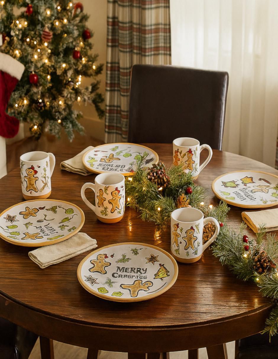 Set terno ideen merry christmas 8 piezas