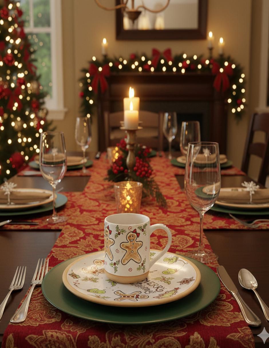 Set terno ideen merry christmas 8 piezas