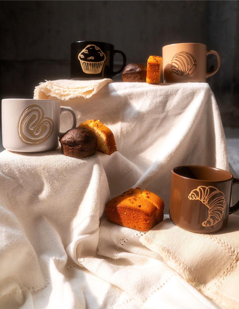 Set de tazas clásicas Pan De Dulce 4 piezas 6