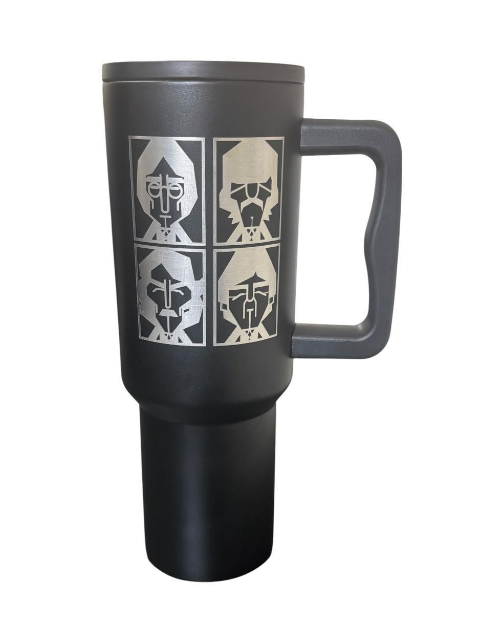 Termo de acero inoxidable The Beathes Edicion Limitada con tapa rosca 1.2 L