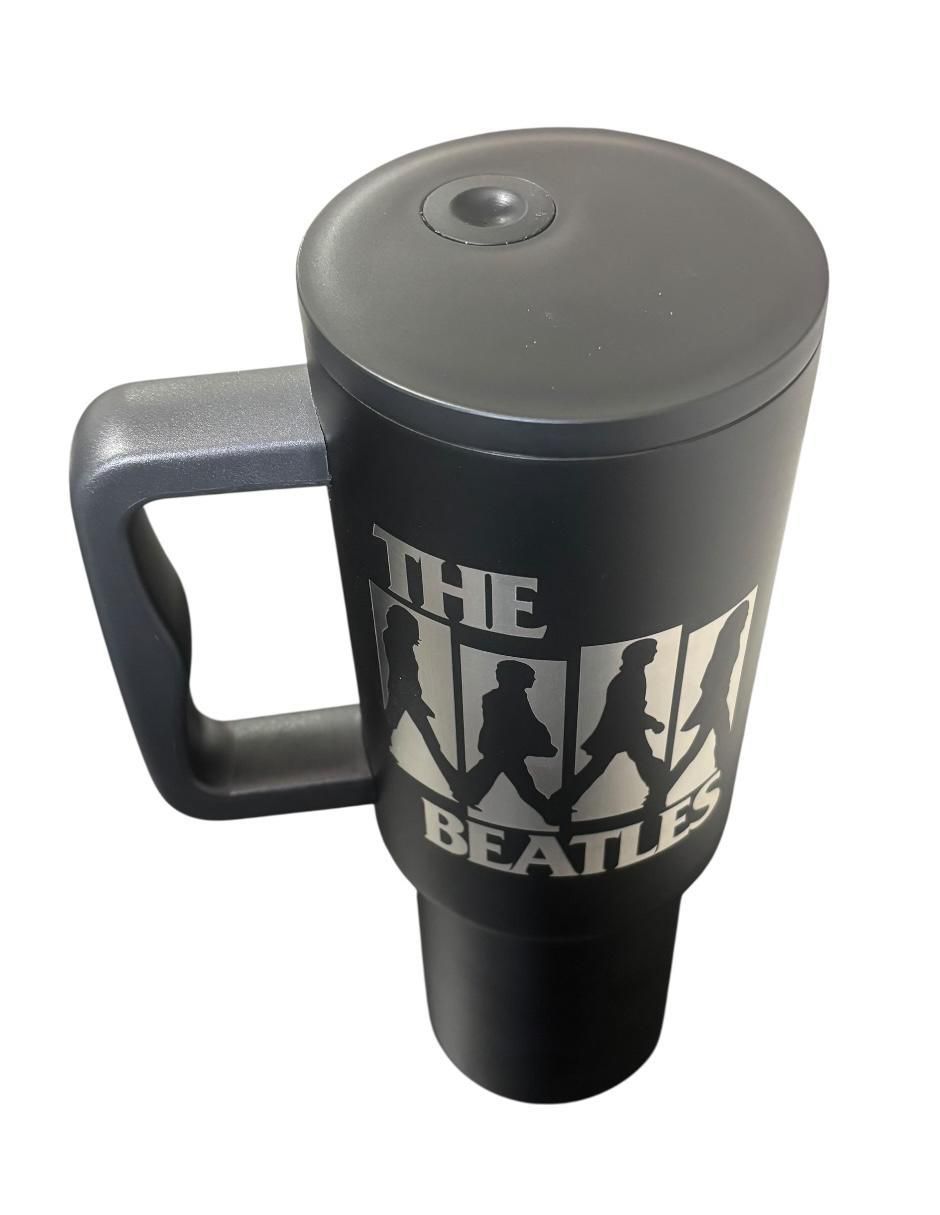 Termo de acero inoxidable The Beathes Edicion Limitada con tapa rosca 1.2 L
