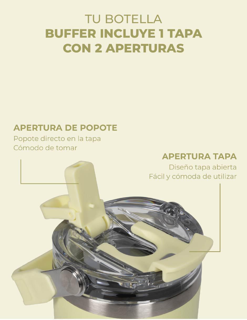 Termo de acero inoxidable con tapa rosca 5