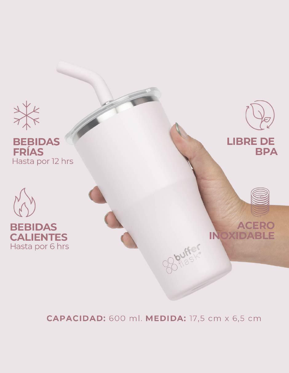 Termo de acero inoxidable con tapa rosca 3