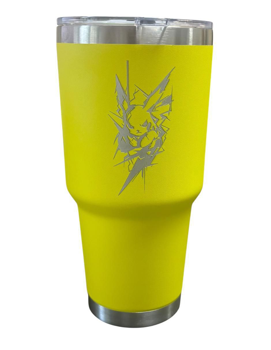 Termo de acero inoxidable Pikachu Collection con tapa push pull 887 ml