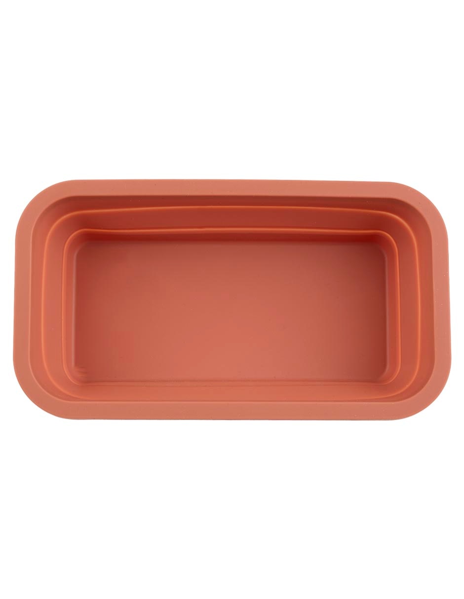 Molde pan silicón rectangular 2