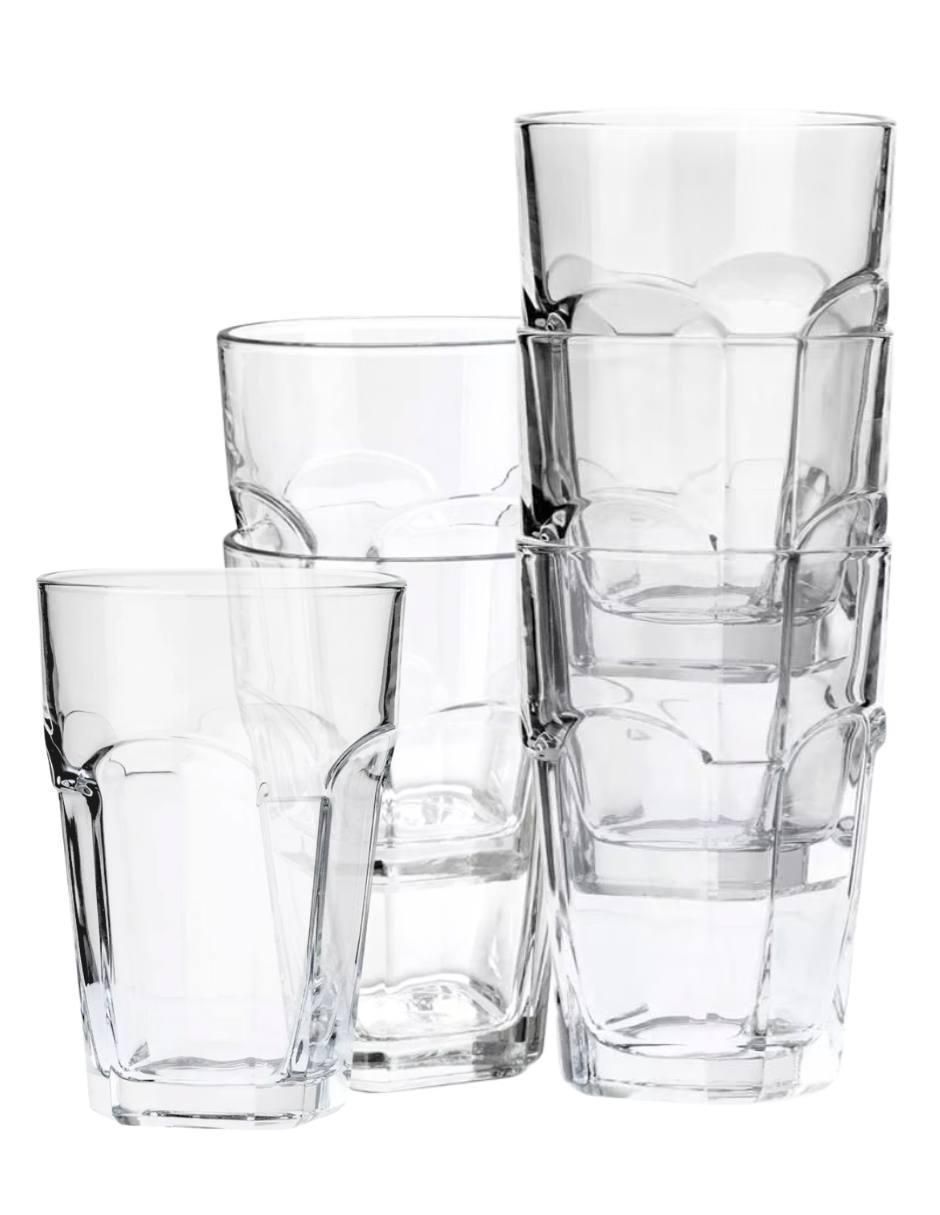 Set de vasos para agua San Marco de vidrio con 6 piezas Set de vasos para agua San Marco de vidrio con 6 piezas