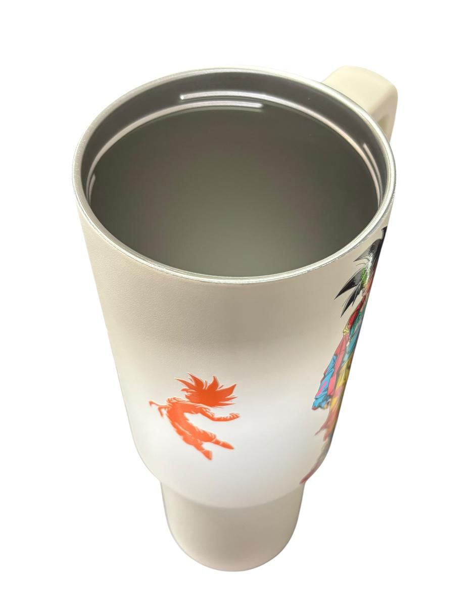 Termo de acero inoxidable Goku con tapa rosca 1.2 L