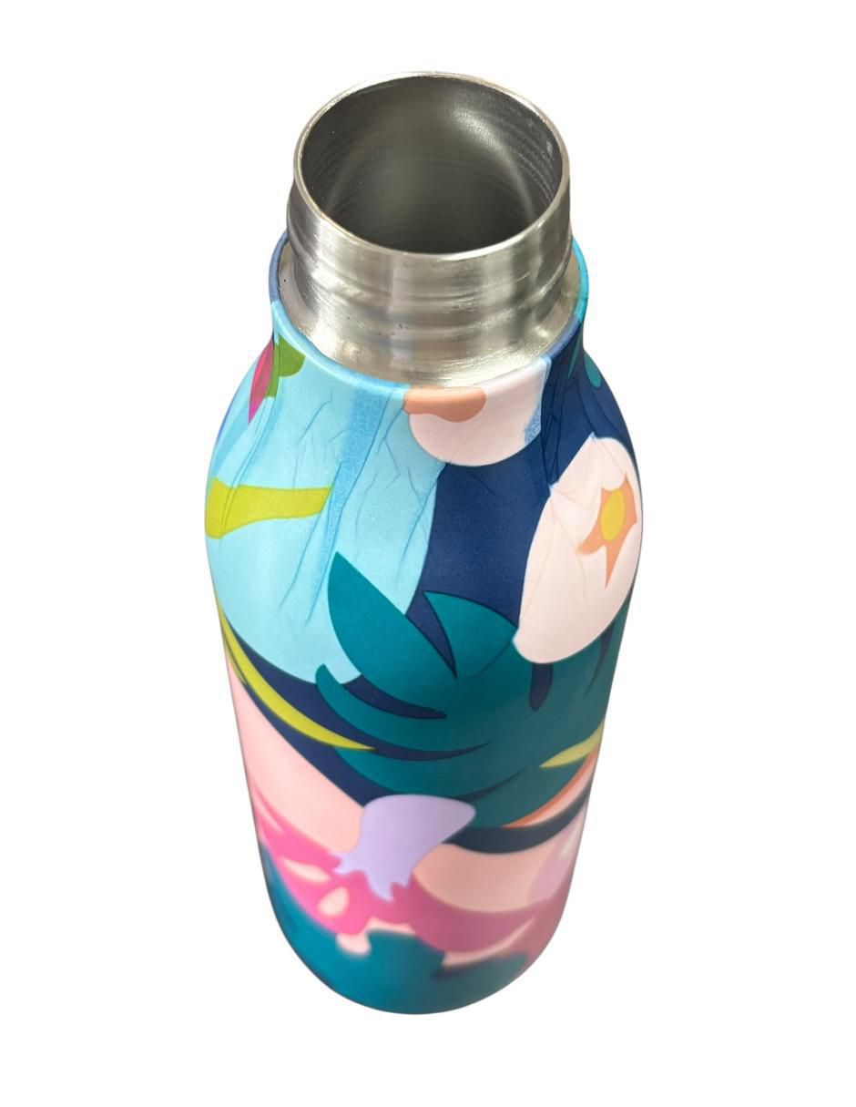 Termo de acero inoxidable Edicion Multicolores con tapa rosca 550 ml