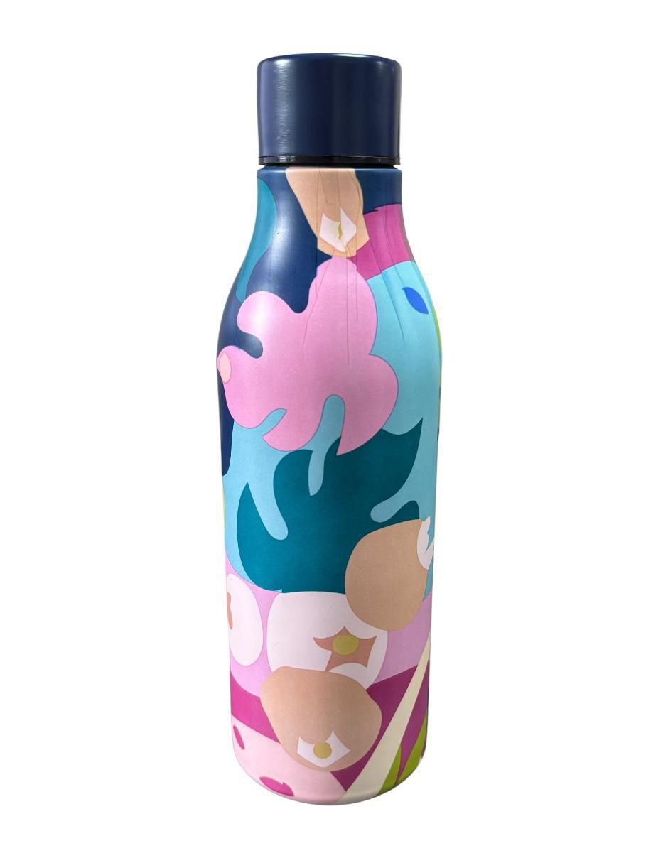 Termo de acero inoxidable Edicion Multicolores con tapa rosca 550 ml
