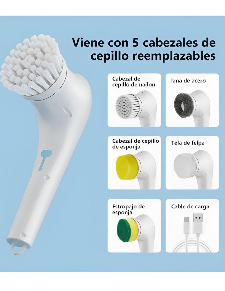 Cepillo limpiador con cerdas suaves